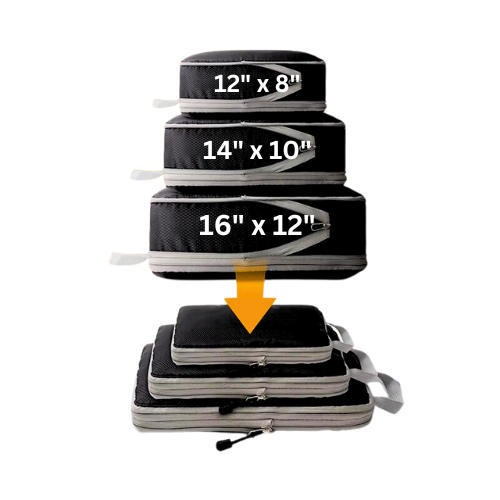Packuum Compression Packing Cubes (Set of 3)