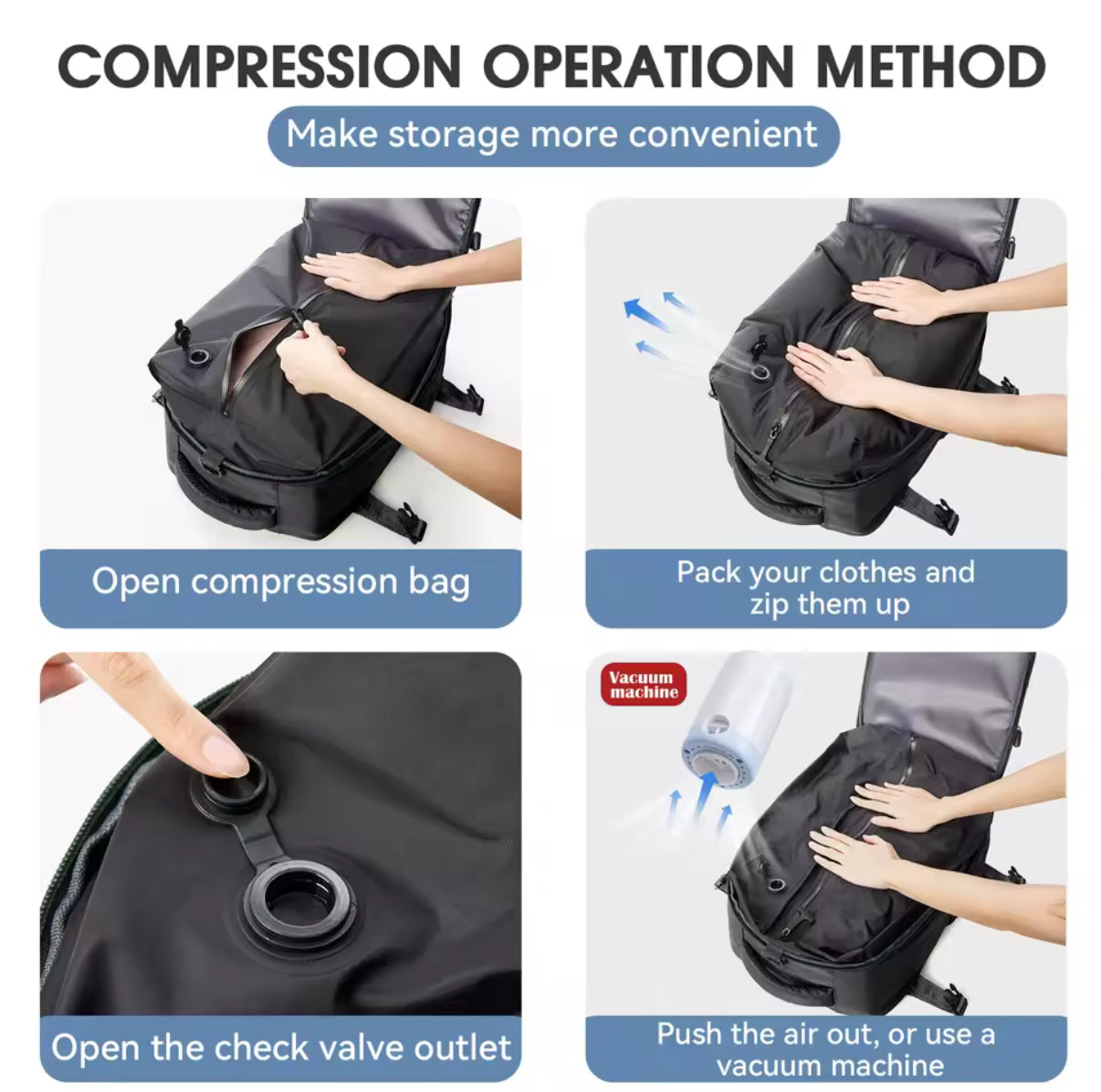 VacPack™ Travel Bag