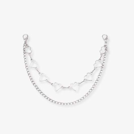 Heart chain charm